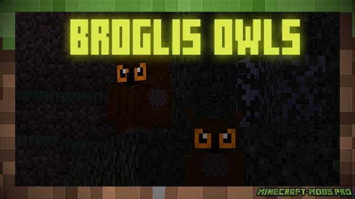 Мод Broglis Owls для Майнкрафт
