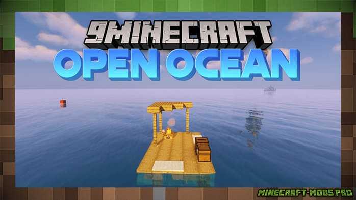 Карта Open Ocean - Выживание на Плоту для Майнкрафт