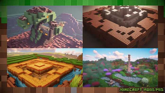 Откройте для себя 100 креативных мини-моделей, чтобы украсить свой мир Minecraft.