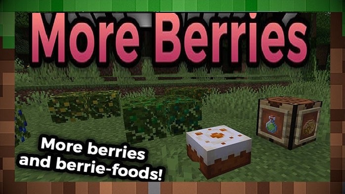 Мод More Berries / Больше Ягод для Майнкрафт