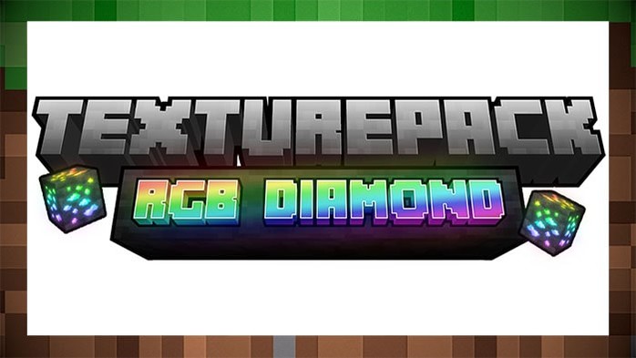 Текстуры Animated and Glowy RGB Diamond для Майнкрафт