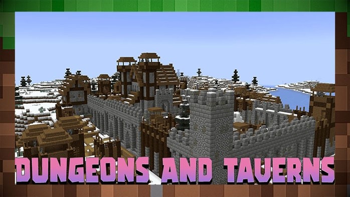 Мод  Dungeons & Taverns /  Подземелья и таверны для Майнкрафт