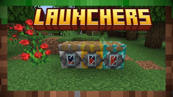 Мод Launchers Лаунчеры для Майнкрафт