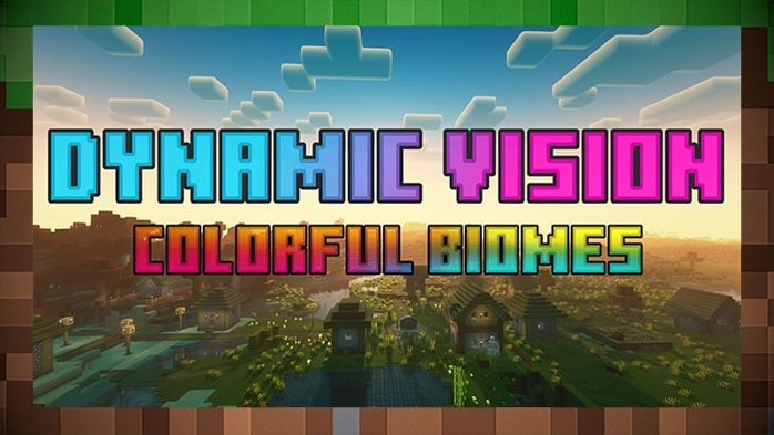 Текстуры Dynamic Vision — Colorful & Cozy Biomes для Майнкрафт