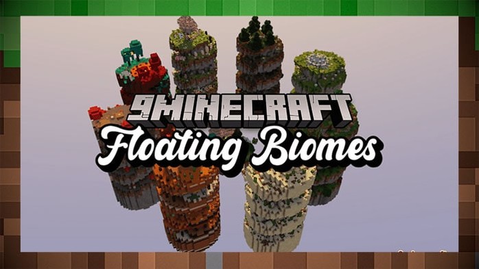 Карта Floating Biomes / Плавающие биомы для Майнкрафт