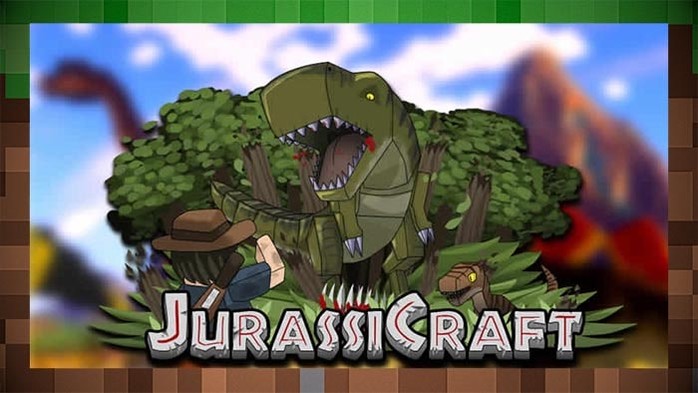 Мод Динозавры JurassiCraft для Майнкрафт