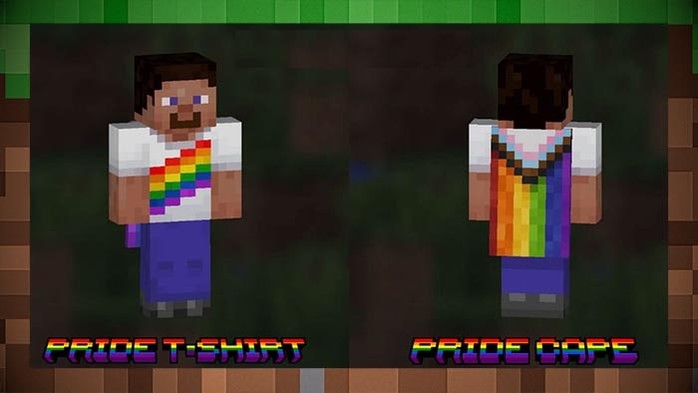 Minecraft поддерживает сообщество ЛГБТК+ с помощью бесплатного плаща Pride: вот как его получить