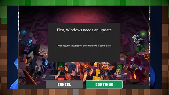 Вам действительно нужно обновить Windows, чтобы играть в Minecraft?