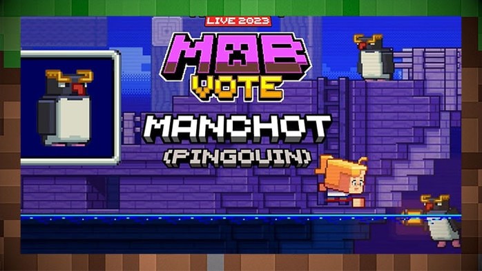 Пингвин (MANCHOT) - Третий кандидат на Minecraft Mob Vote 2023 для Майнкрафт