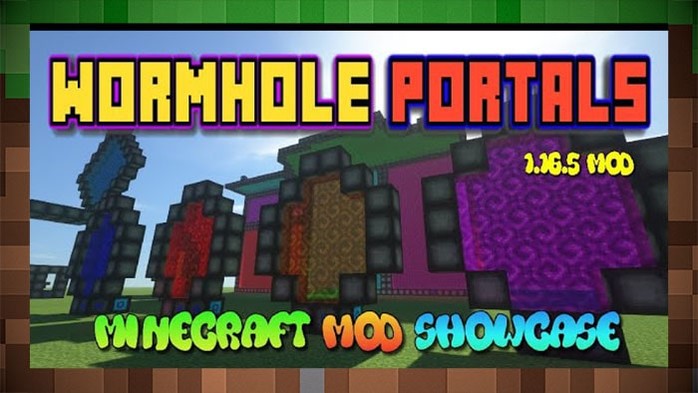 Мод Wormhole - Порталы для Майнкрафт
