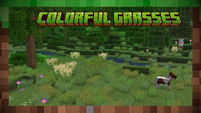 Текстуры Os' Colorful Grasses для Майнкрафт
