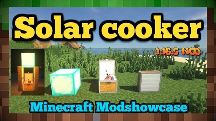 Мод Solar Cooker / Солнечная Панель для Майнкрафт