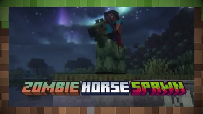 Мод Спаун Зомби-Коней / Zombie Horse Spawn для Майнкрафт