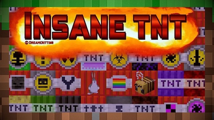 Мод Insane TNT для Майнкрафт
