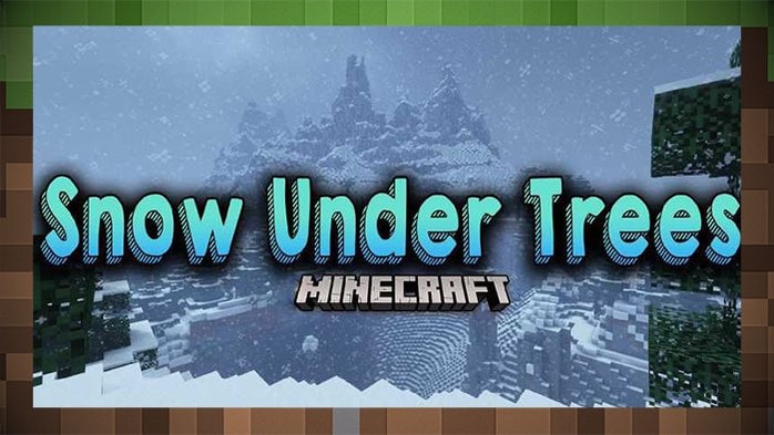 Мод Snow Under Trees / Снег под деревьями для Майнкрафт