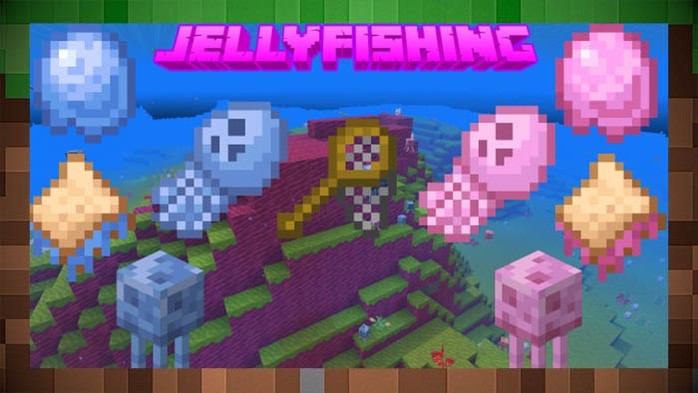 Мод Jellyfishing - Морские Мобы для Майнкрафт