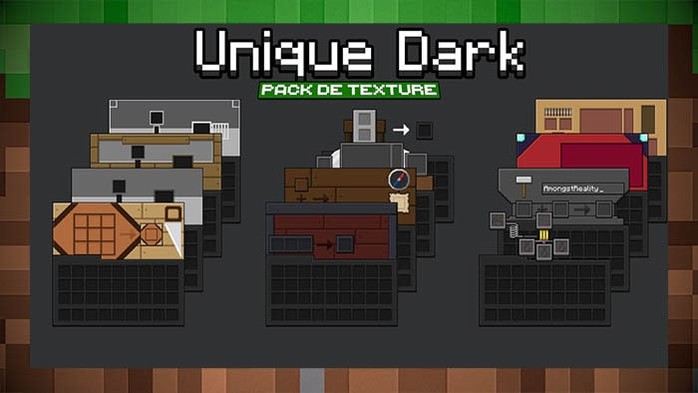 Ресурспак Unique Dark для Майнкрафт