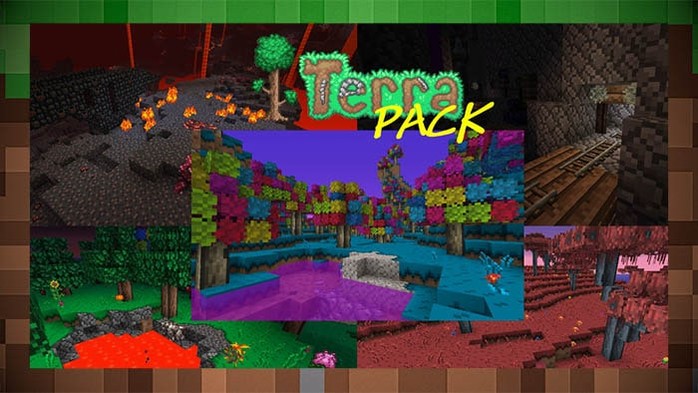 Сборка текстур Terrapack3D для Майнкрафт
