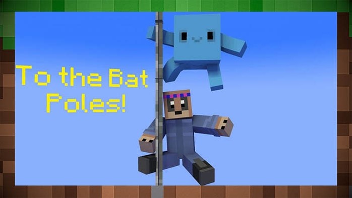 Мод To The Bat Poles Пожарный Шест для Майнкрафт