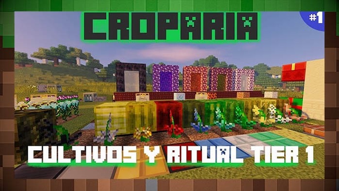 Мод Croparia - Новые Растения для Майнкрафт
