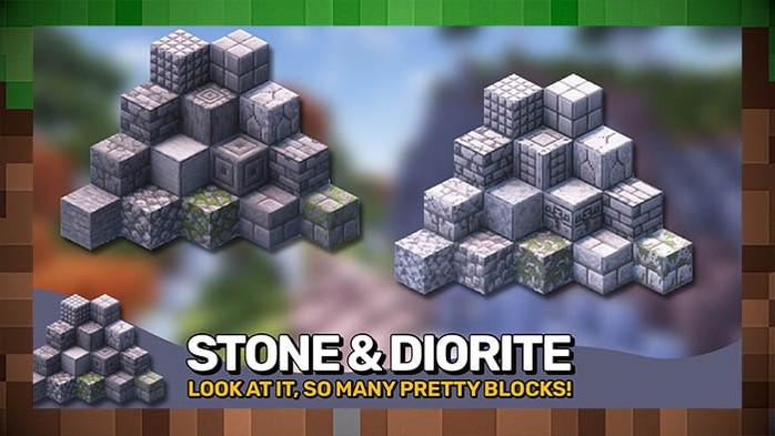 Мод Stoneworks Новые Блоки