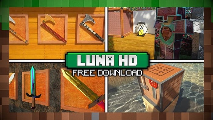 Текстуры Luna HD для Майнкрафт