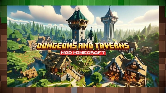 Мод Dungeons and Taverns: Natural Structures для Майнкрафт