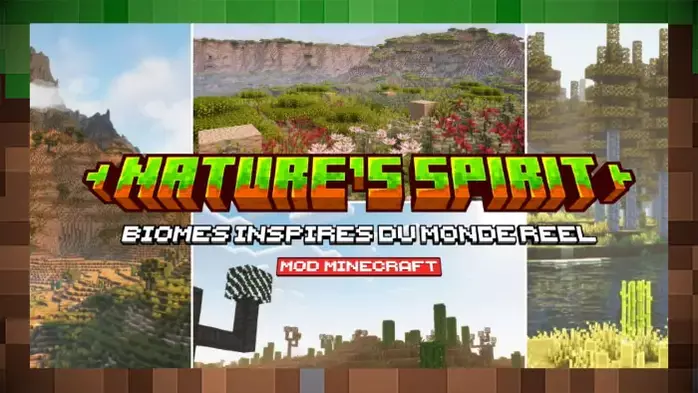 Мод Nature's Spirit: Biomes Реалистичный Мир