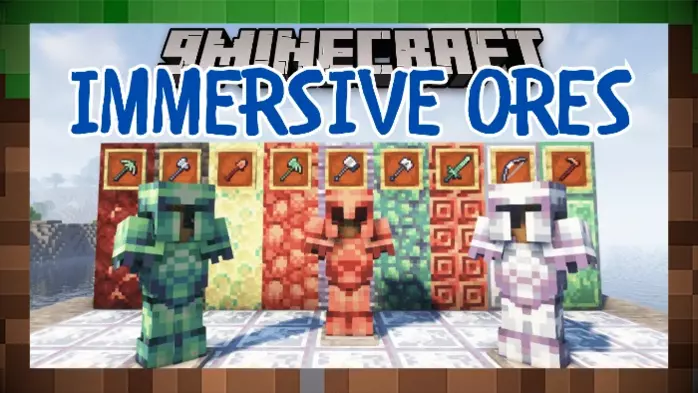 Мод Immersive Ores Руды