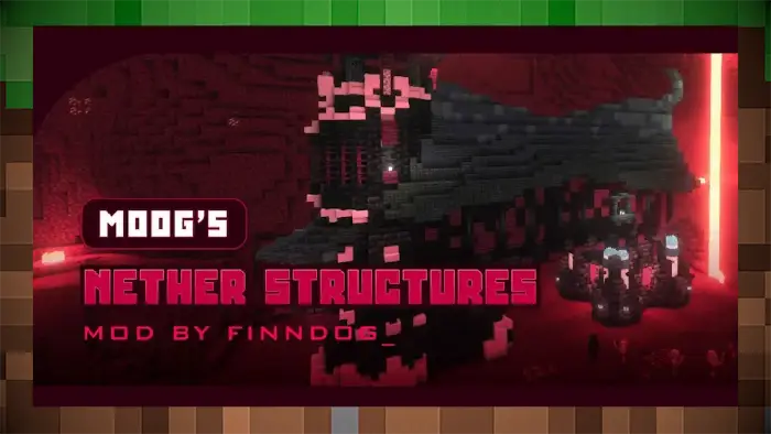 Мод Moog’s Nether Structures для Майнкрафт