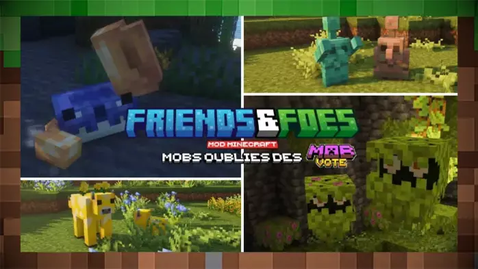 Мод Friends&Fees Новые Мобы