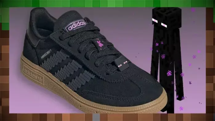 Minecraft и Adidas: Enderman оживает в уникальных кроссовках