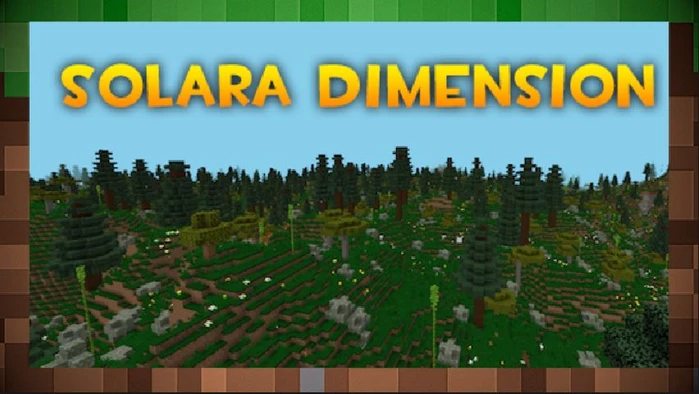 Мод Solara Dimension для Майнкрафт