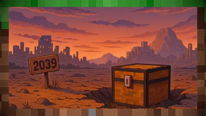 Капсула времени Minecraft, запечатанная на 15 лет… и вы можете создать свою собственную для Майнкрафт