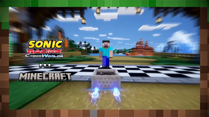 Minecraft приходит в Sonic Racing CrossWorlds для Майнкрафт