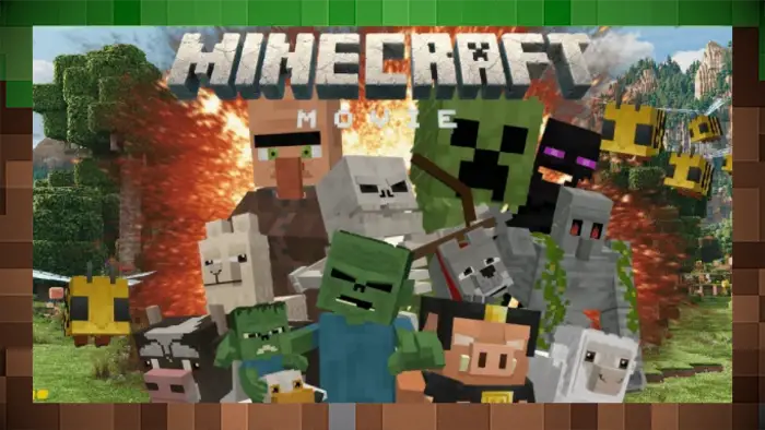 Текстуры Мобы из Minecraft Movie для Майнкрафт