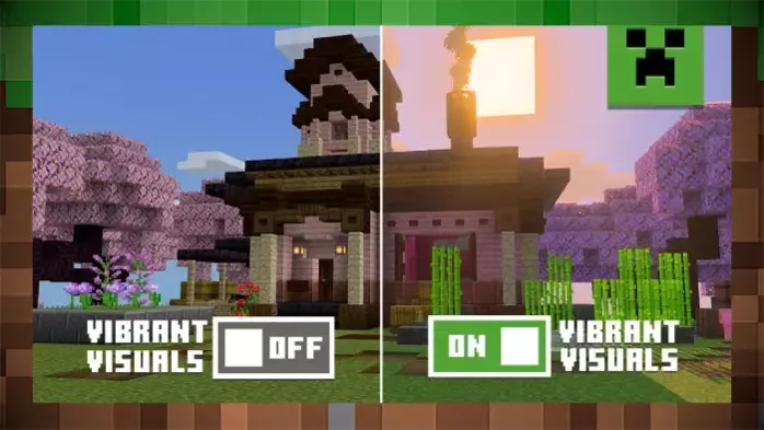 Minecraft модернизирует свою графику с помощью Vibrant Visuals