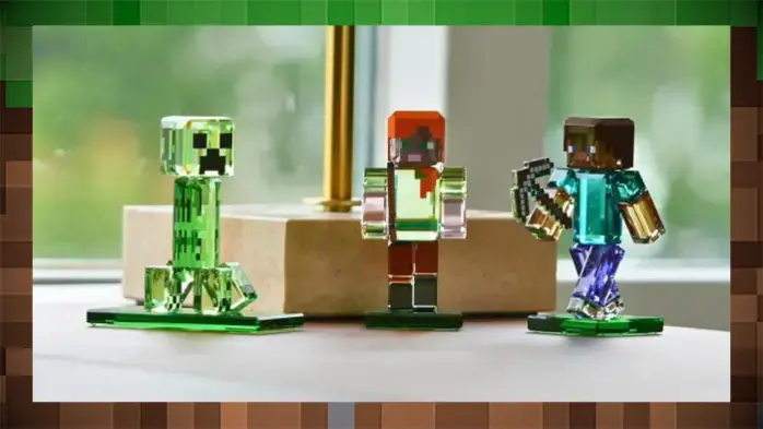 Swarovski представляет фигурки Minecraft стоимостью более 300 евро