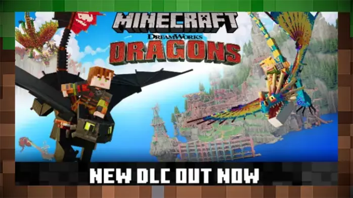 Minecraft Bedrock приветствует вселенную Dragons новым дополнением