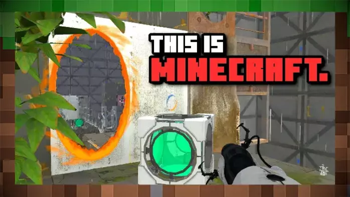 Они воссоздали Portal 2 в Minecraft… без каких-либо модов!