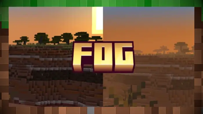 Мод Туман / Fog для Майнкрафт