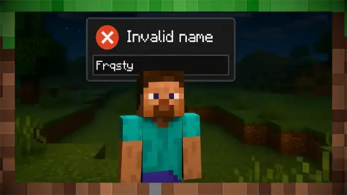 Minecraft блокирует некоторые Никнеймы без объяснения причин, даже самые нейтральные