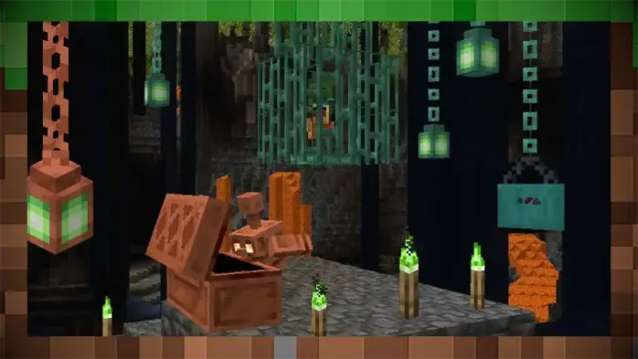Minecraft: Фонари, факелы и медные цепи приветствуются в ваших конструкциях.