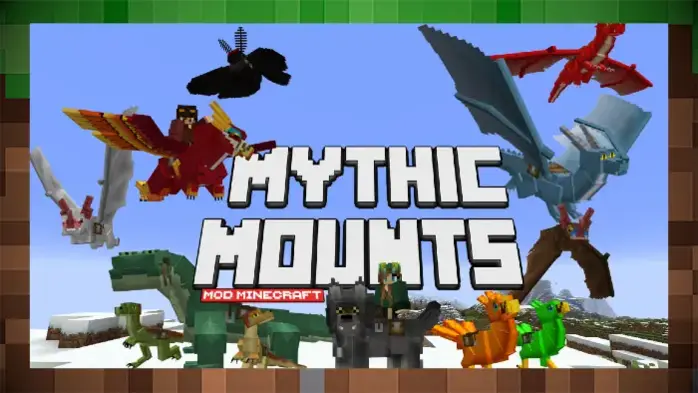 Мод Mythic Mounts / Мифические ездовые животные
