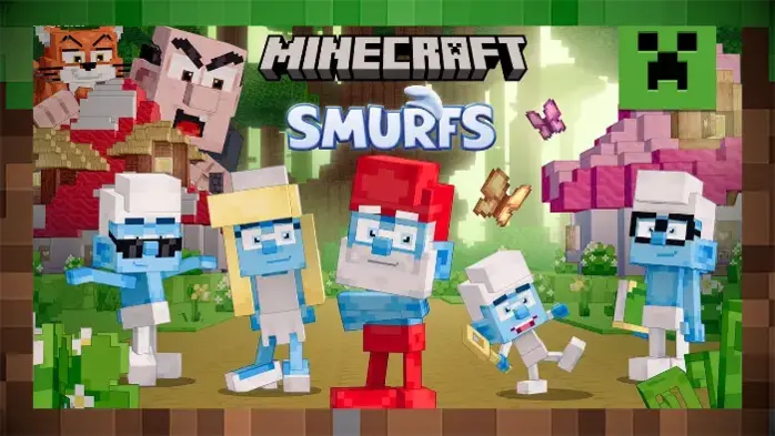 Смурфики появятся в Minecraft с красочным DLC
