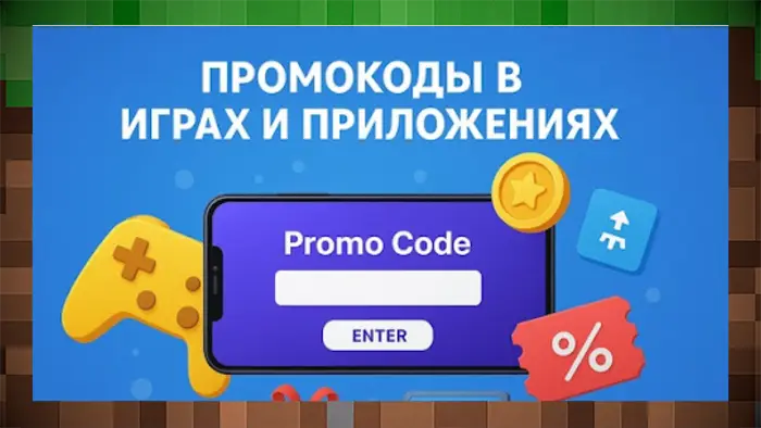 Игровые промокоды: как получать бонусы и подарки в любимых играх для Майнкрафт