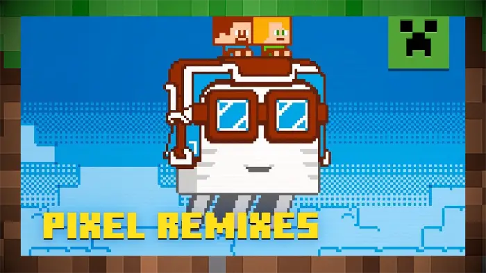 Minecraft представляет Pixel Drift, альбом из 11 ремиксов для Майнкрафт