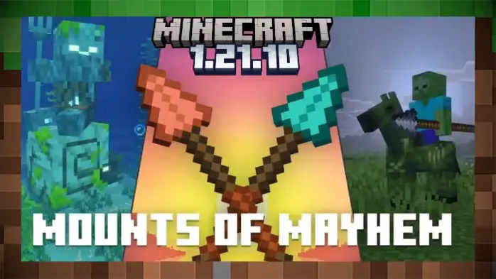 Скачать Minecraft 1.21.10 «Маунты хаоса»