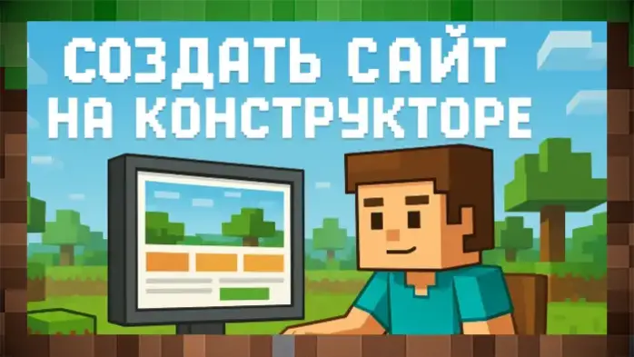 Как создать сайт на конструкторе и зачем это нужно даже поклонникам Minecraft