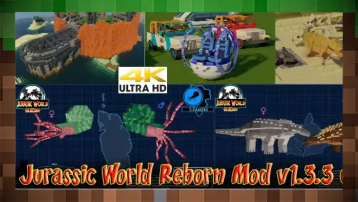 Мод Jurassic World Reborn II